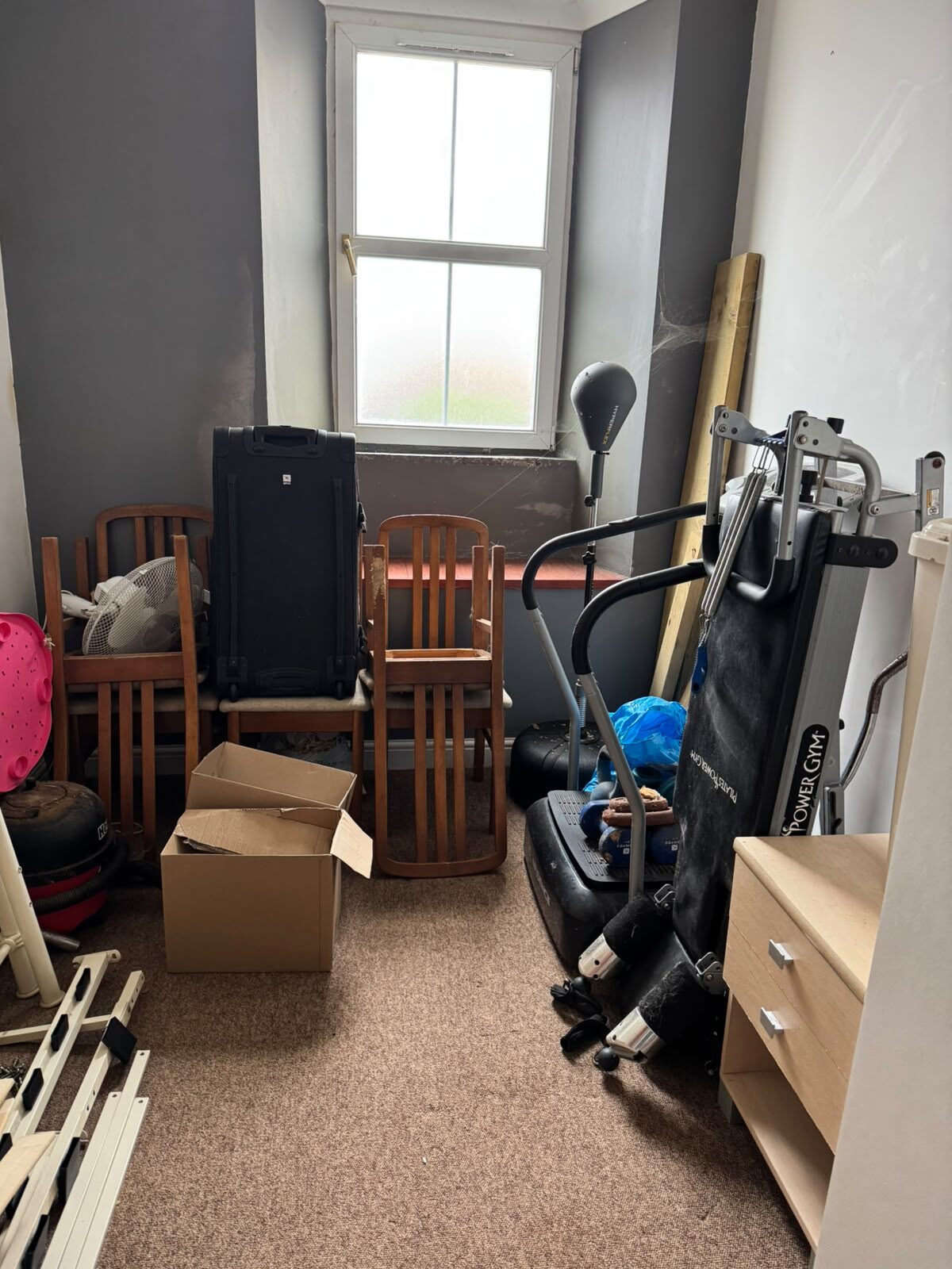 Sidmouth room before house clearance